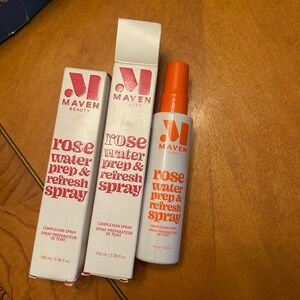 Maven Beauty Rose Water Prep & Refresh Spray - Orange